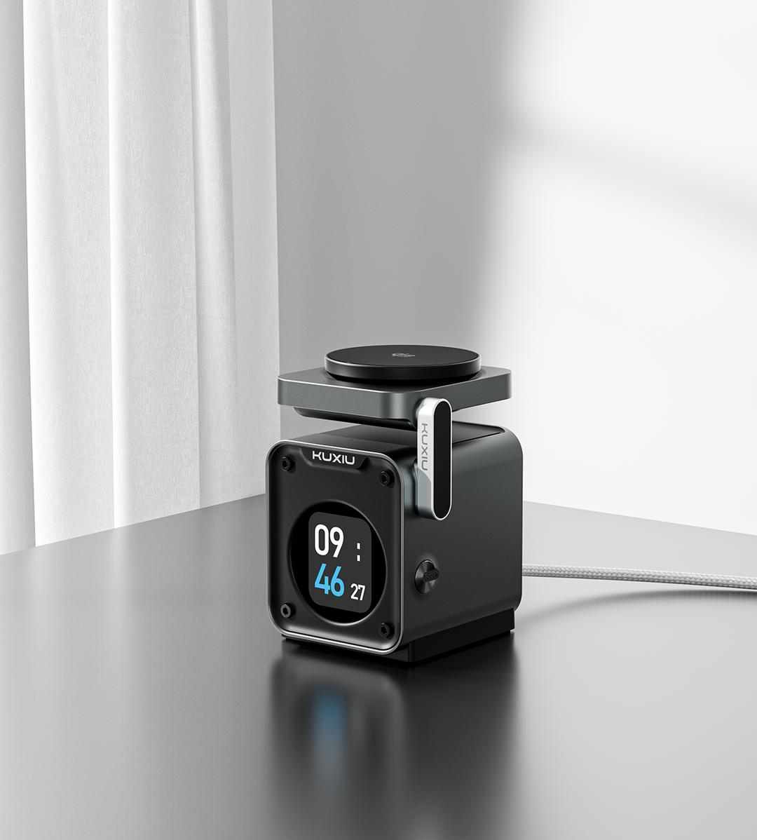 KUXIU D5 Qi2.2 25W 3-in-1 Wireless Charging Station